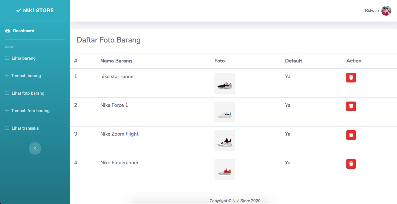 nikistore backend